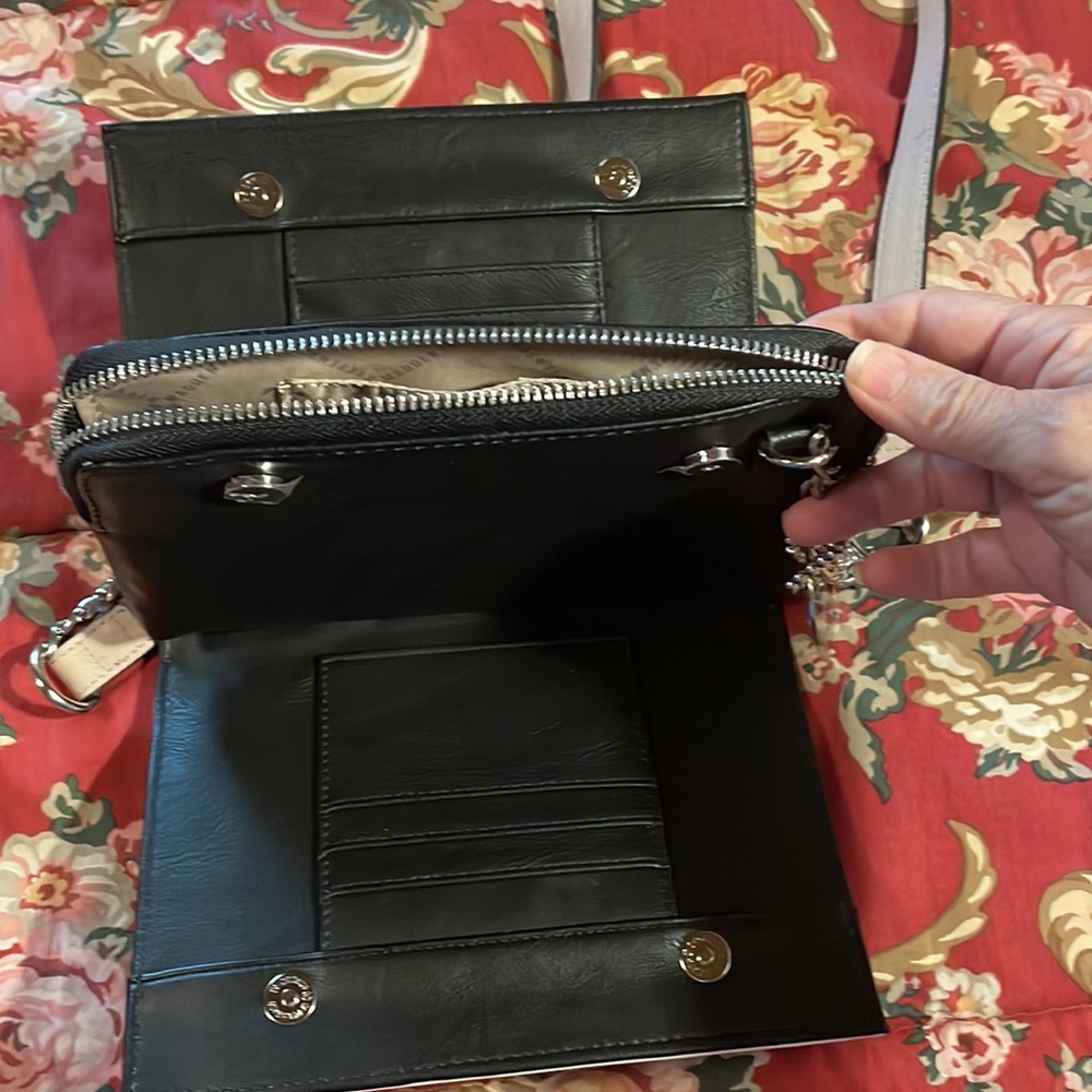 💗Steve Madden NWOT Blush Cream/Chain Crossbody - Picture 8 of 10